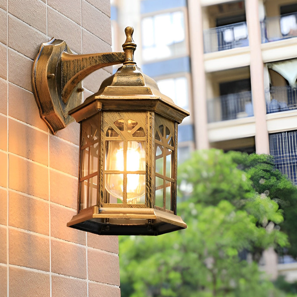 Reina Alloy LED European Outdoor Wall Lights