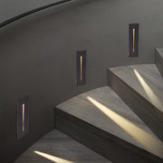 Kingly Industrial Rectangle Stair Outdoor Wall Lights