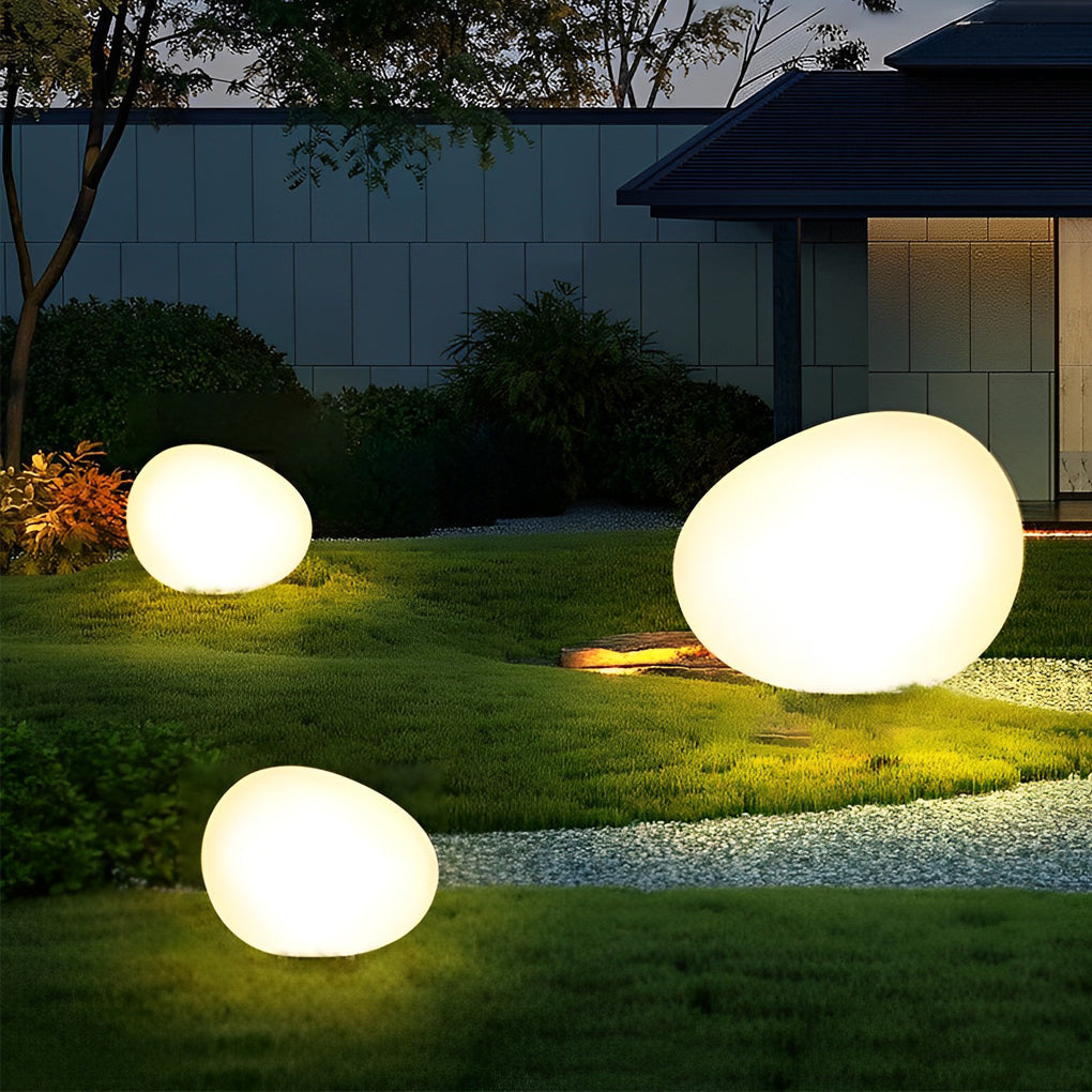 Nore Adjustable Cobblestone Plastic Outdoor Light