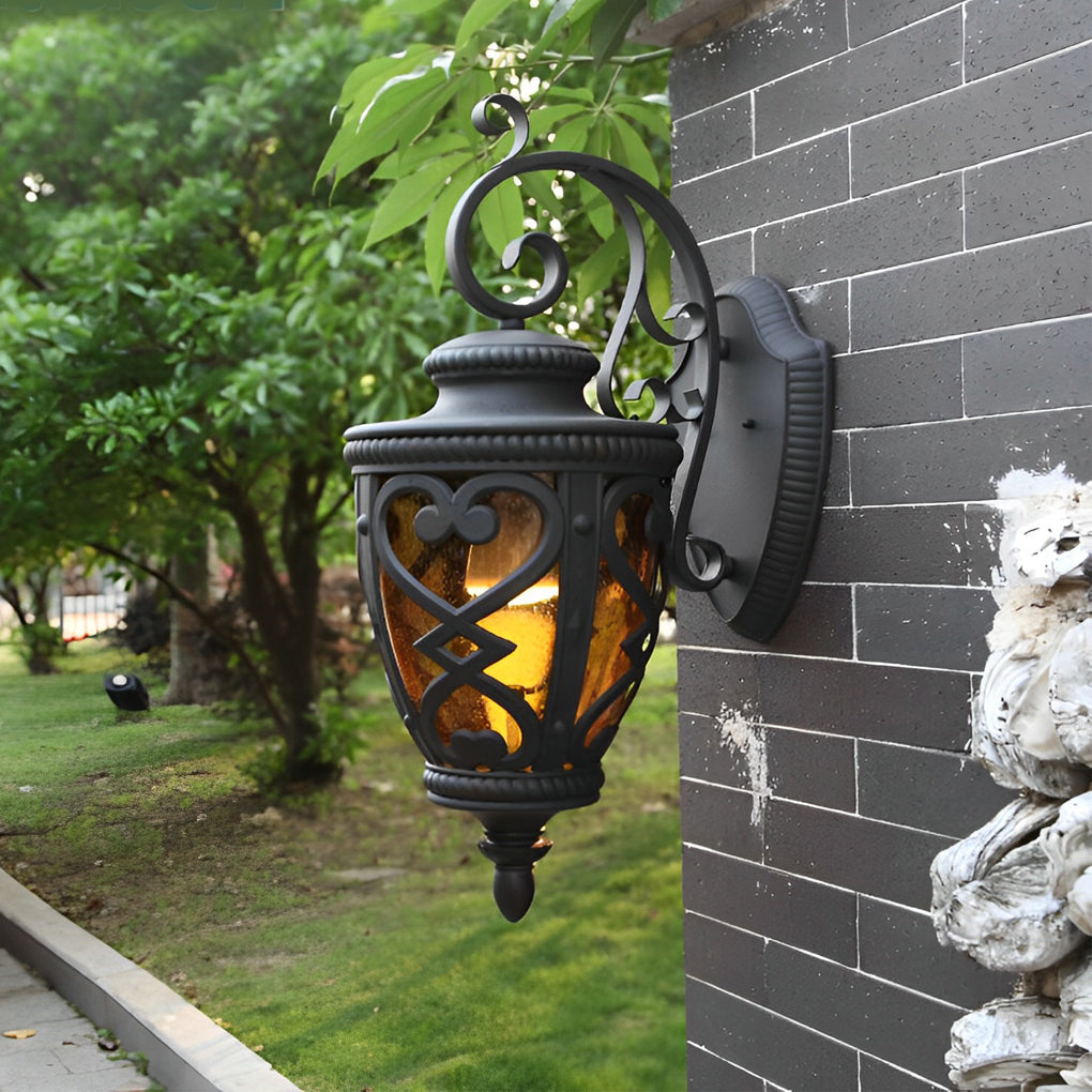 Butfly Retro Die-Casting American Outdoor Wall Light