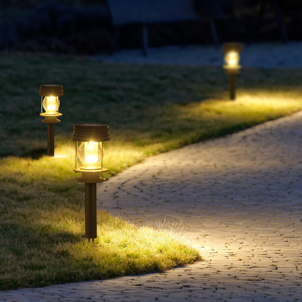 Lifen Retro Portable Solar Plastic Outdoor Lights