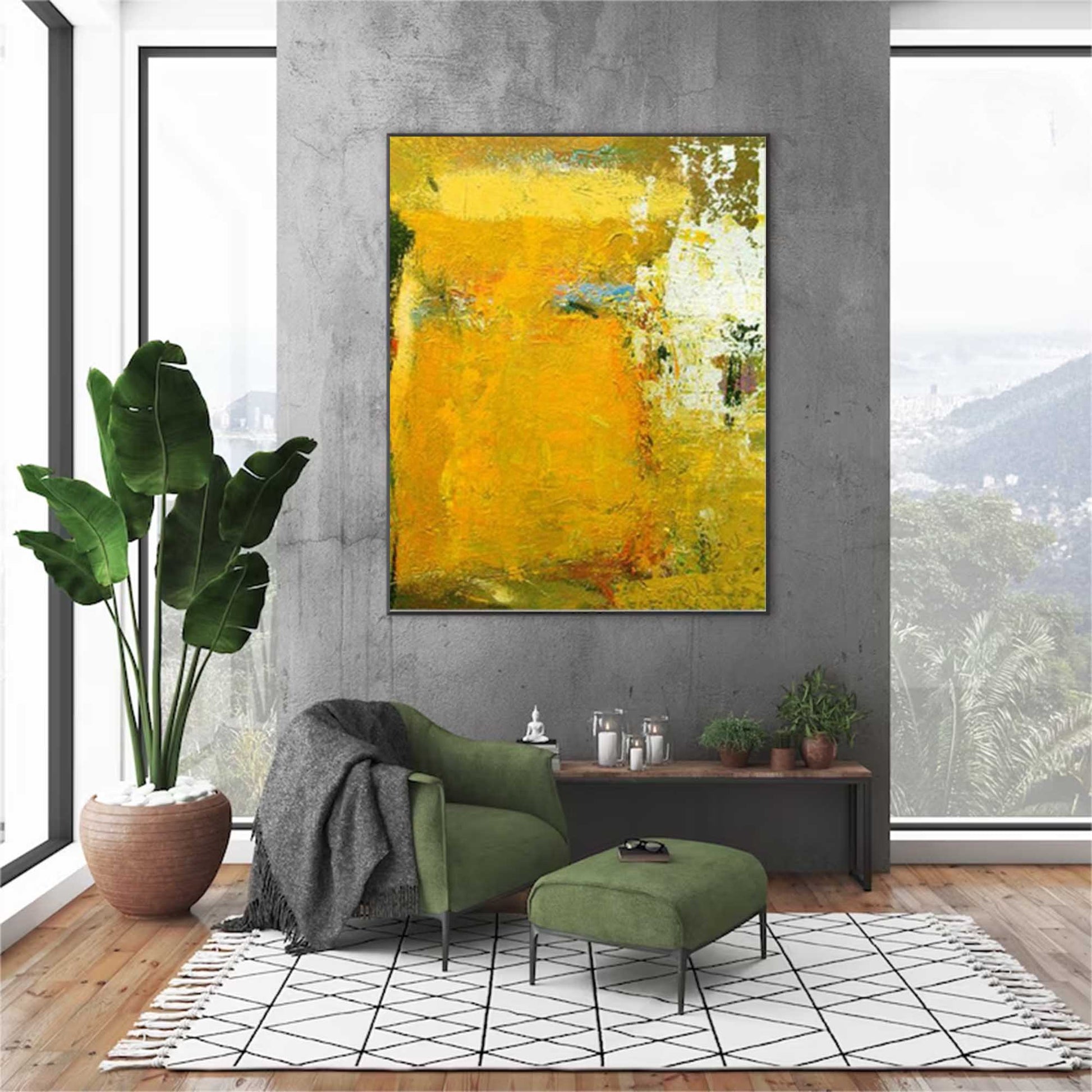 Abstract Canvas Art AB083 - Neutralighting