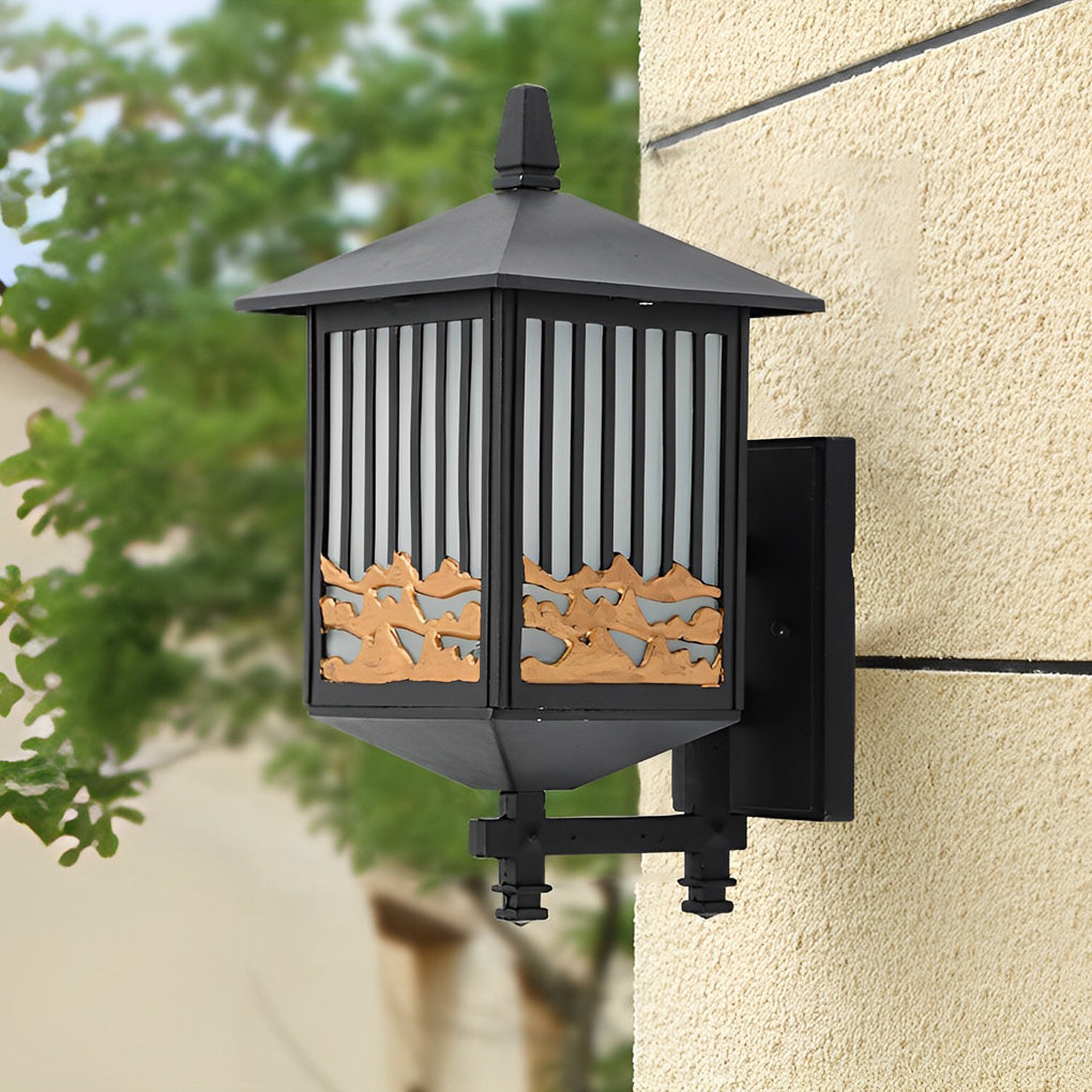 Larna Retro LED Modern Outdoor Wall Sconce