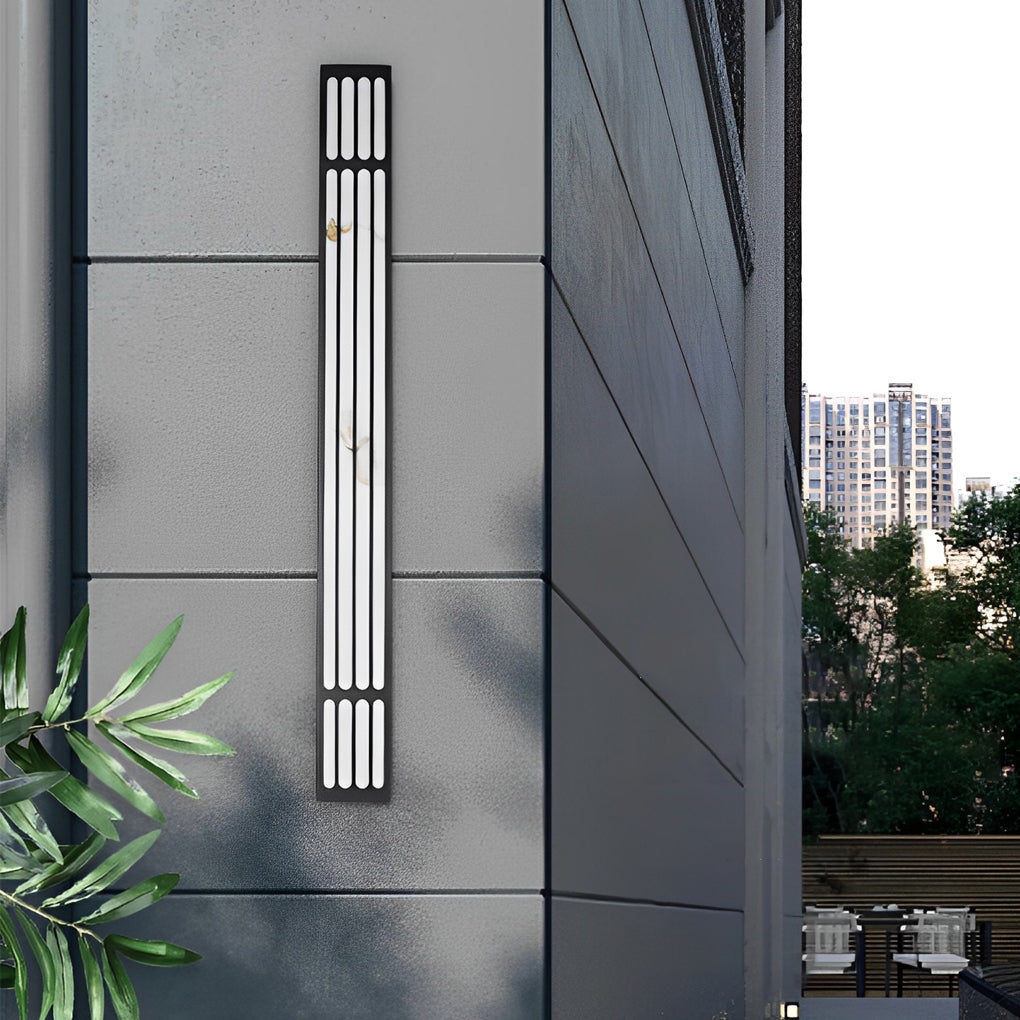 Astid Rectangular LED Modern Marble Outdoor Wall Lamp