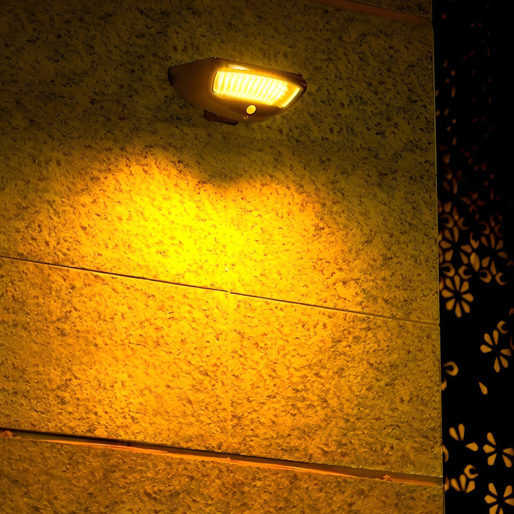 Mildre Motion Sensor Adjustable Solar ABS Outdoor Wall Lamp