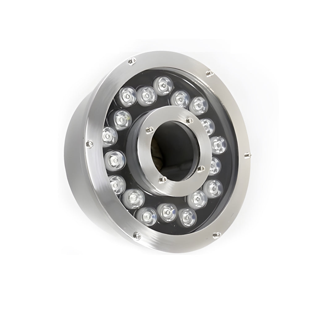 Sharp Vibrant LED Colorful Fountain Steel Outdoor Lights