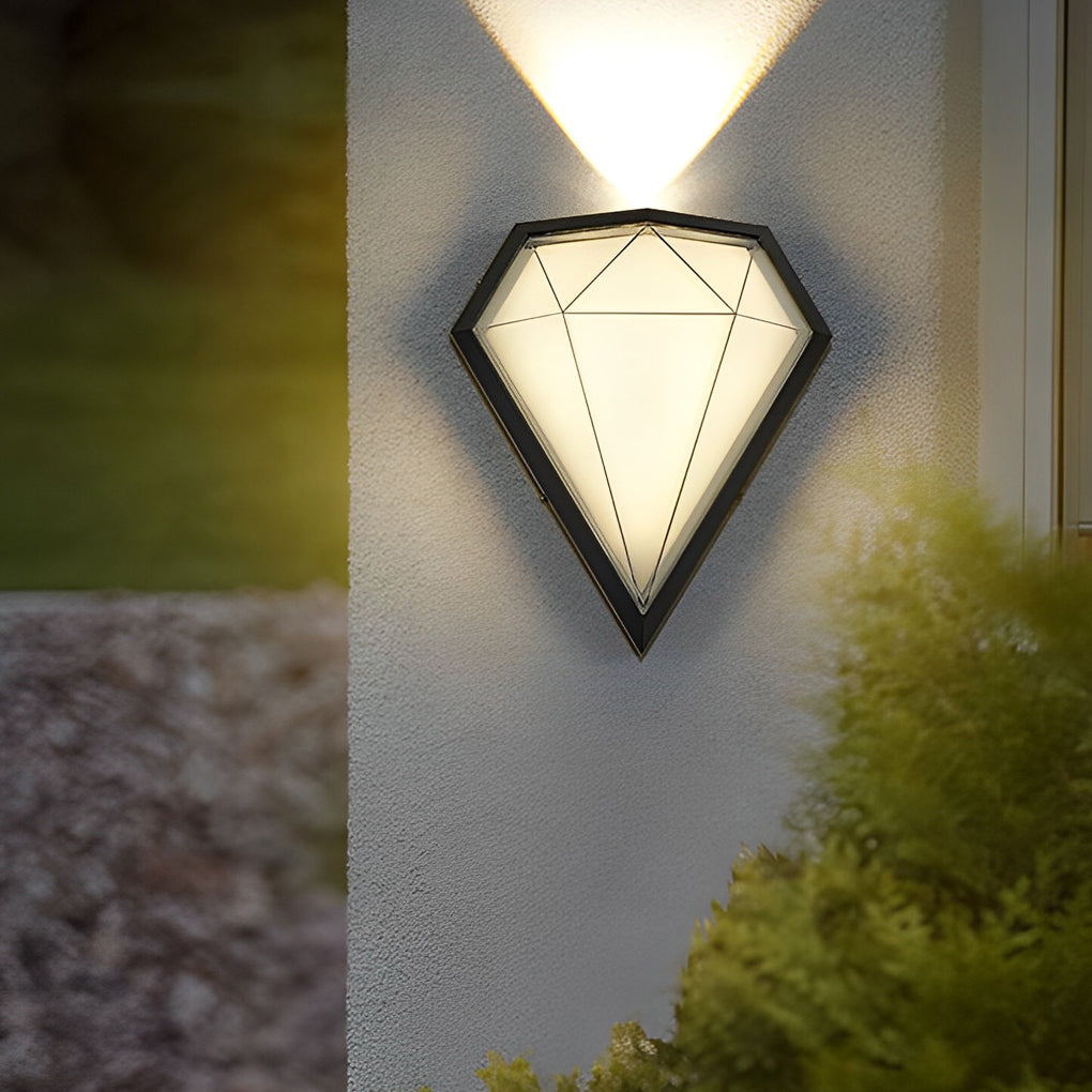 Timhea Creative Geometric LED Outdoor Wall Lamp