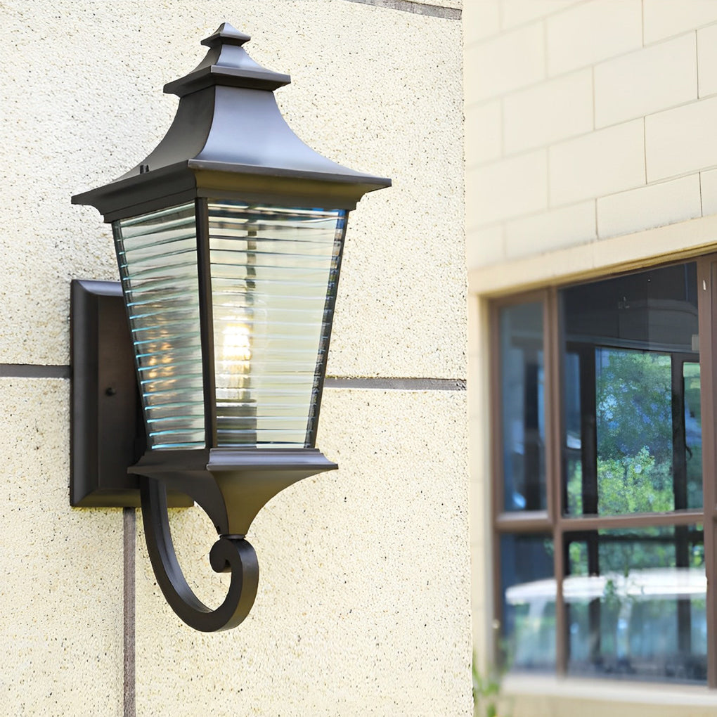 Vita Retro Creative Modern Glass Outdoor Wall Light