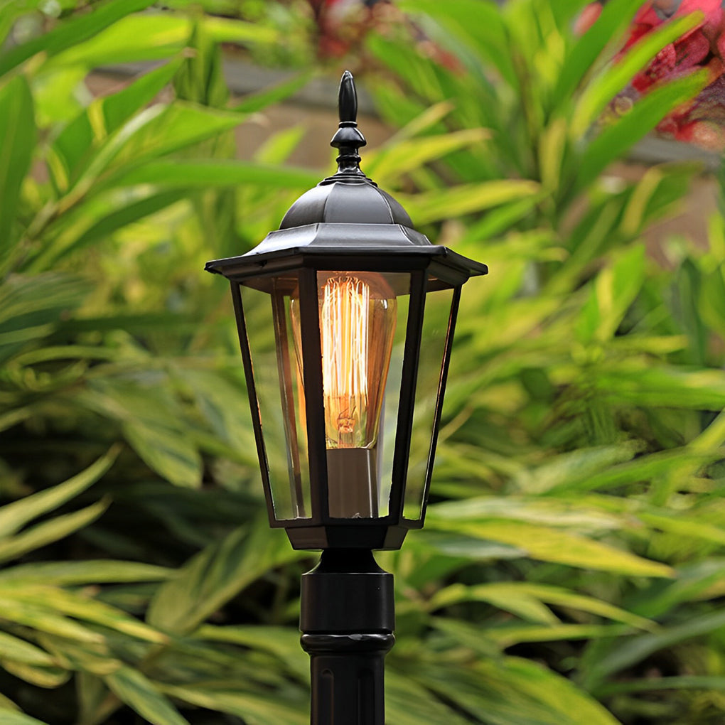 Gemsne Elegant Traditional Outdoor Post Path Light