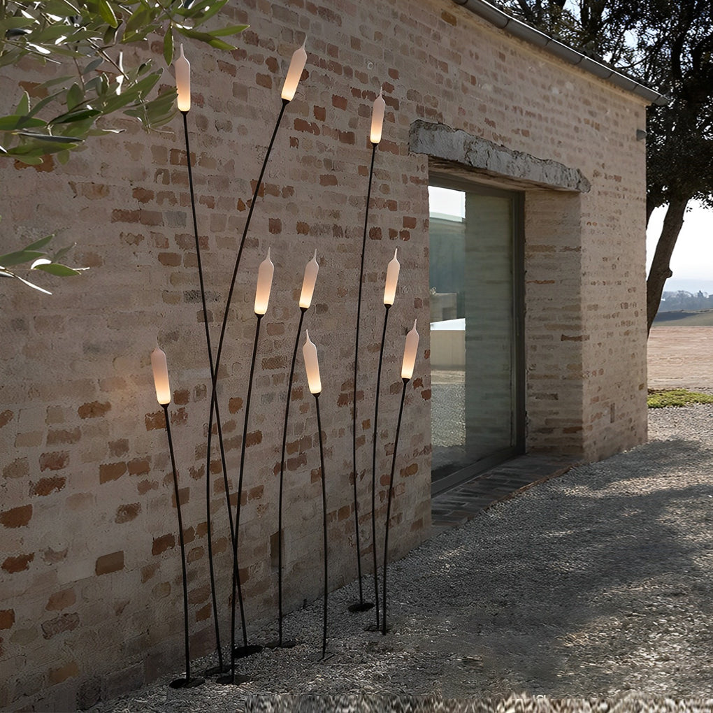 Madeline Minimalist Reed-Shaped Outdoor Lawn Lights