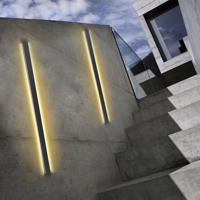 Teres LED Long Linear Minimalist Outdoor Wall Lights