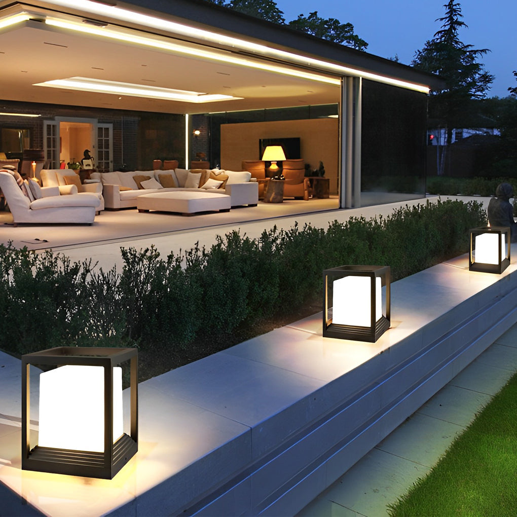 Roberta Minimalist LED Modern Outdoor Fence Post Lights