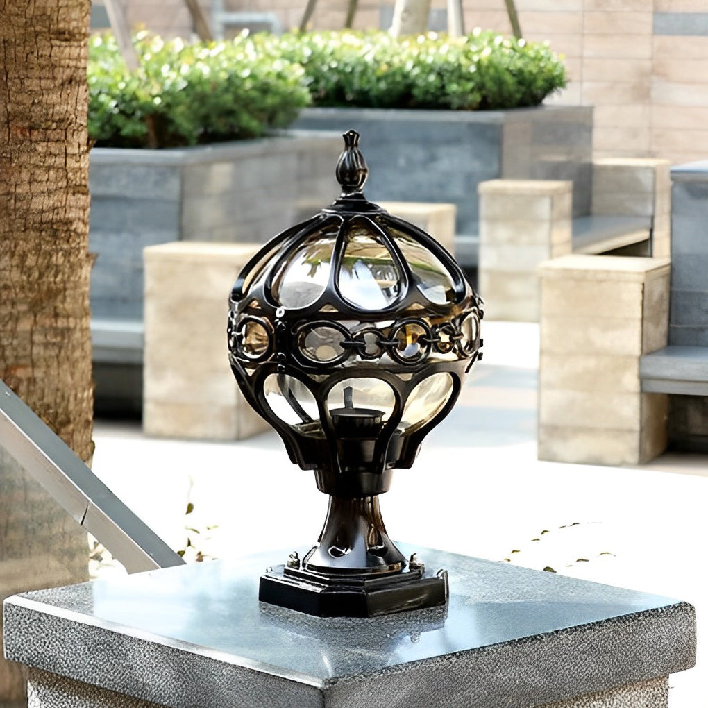 Genva Creative Ball LED European Outdoor Fence Post Lights