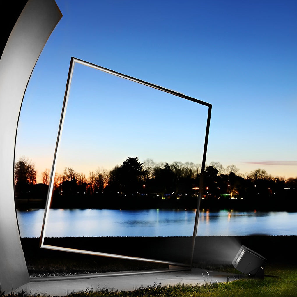Dutiful Adjustable Square Colorful Outdoor Spotlight Wall Lights