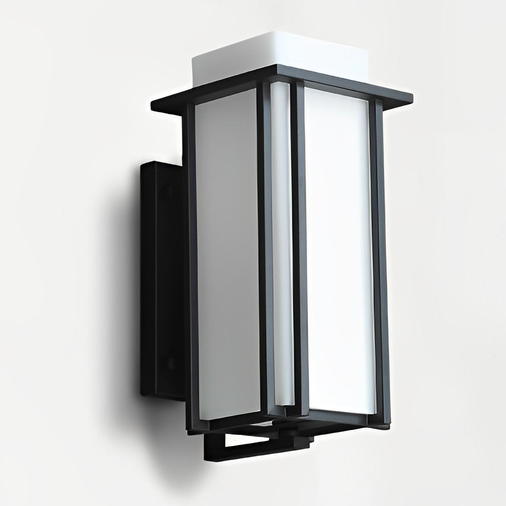 Gazelle Square Unique LED Retro Outdoor Wall Lamp