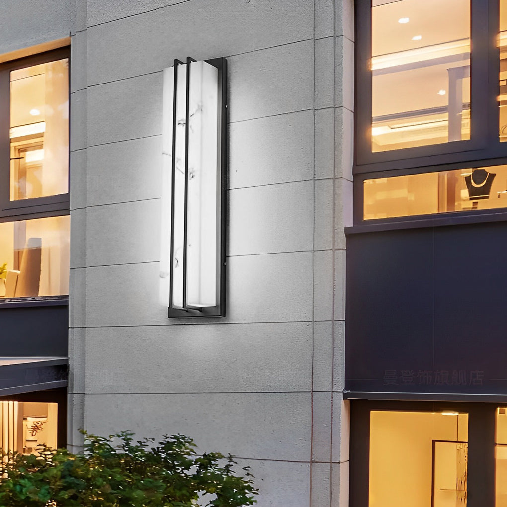 Peacul Minimalist LED Modern Resin Outdoor Wall Light