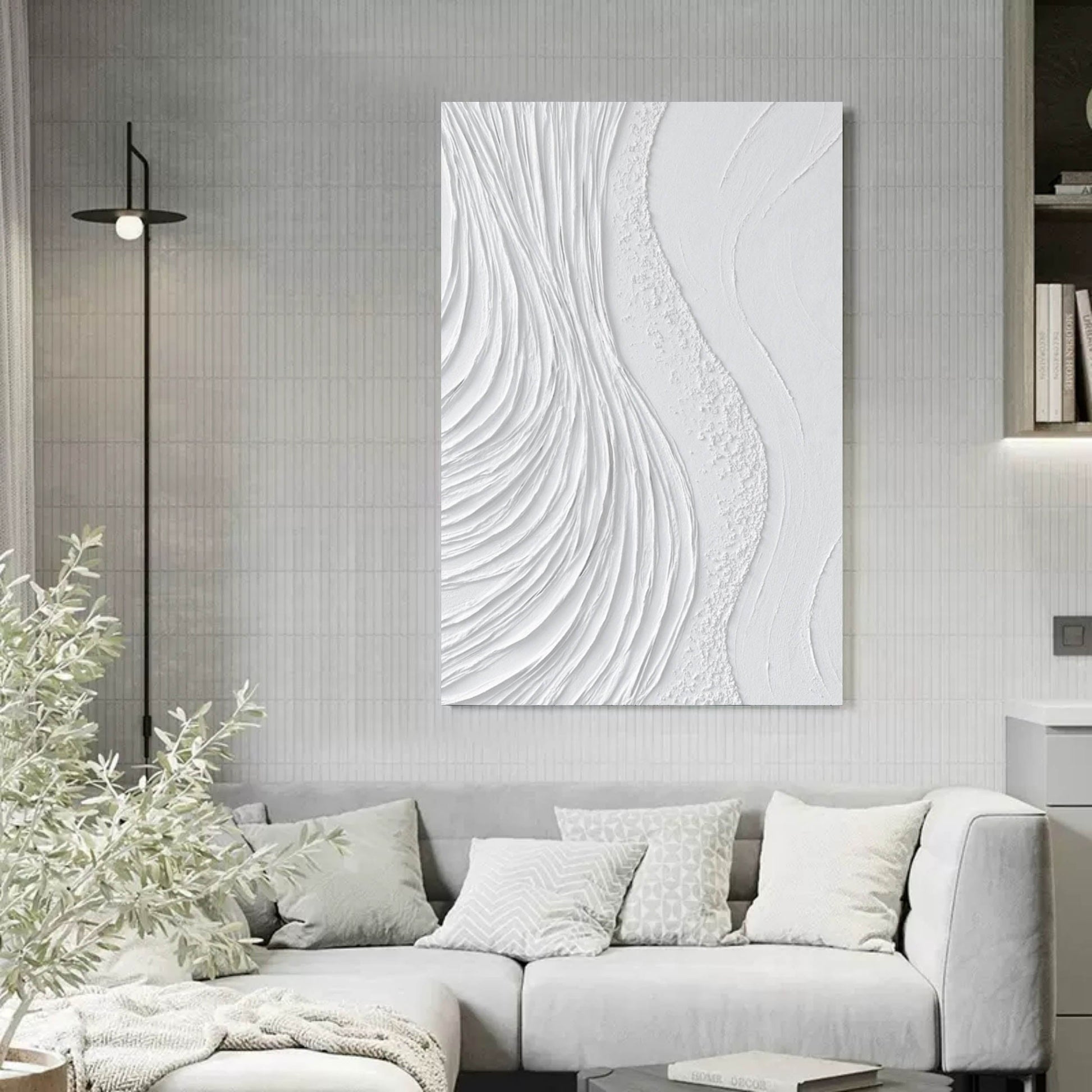 Plaster Art Texture Painting SG148 - Neutralighting