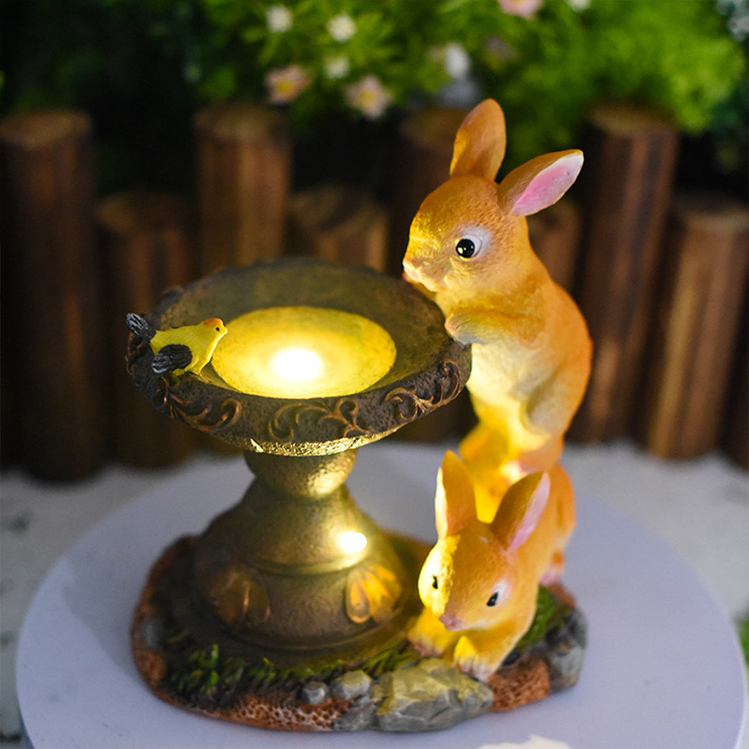 Karna Natural Animal Solar Resin Outdoor Lights