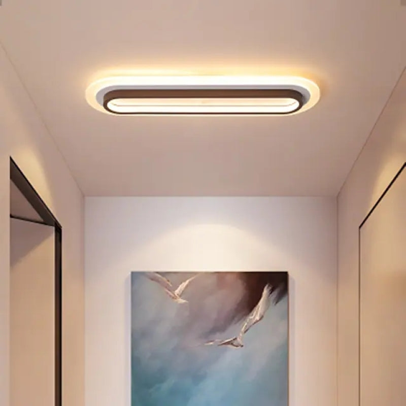 Arisha Modern Linear Metal/Acrylic Ceiling Light - Neutral Decor
