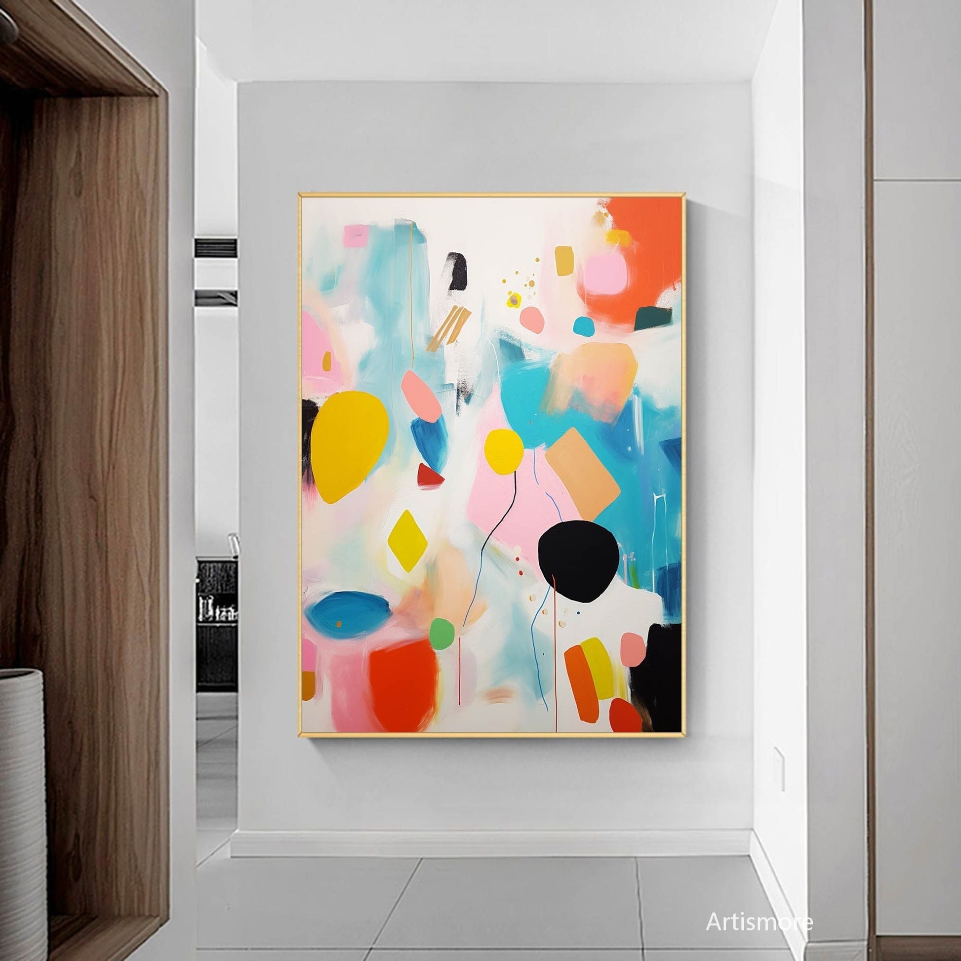 Abstract Canvas Art AB203 - Neutralighting