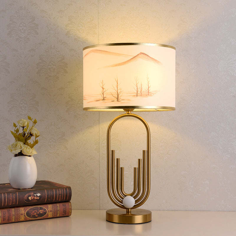 Freja Artistic Table Lamp Floor Lamp Bedside Desk Light For Bedroom - Neutral Decor