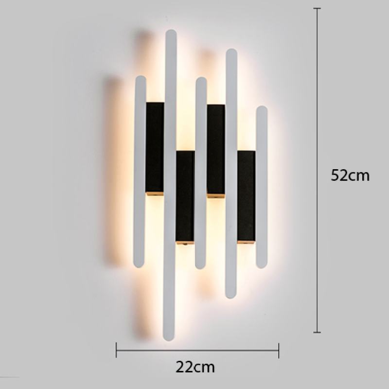 Arisha Industrial Black & White Wall Lamp, 2 Styles - Neutral Decor