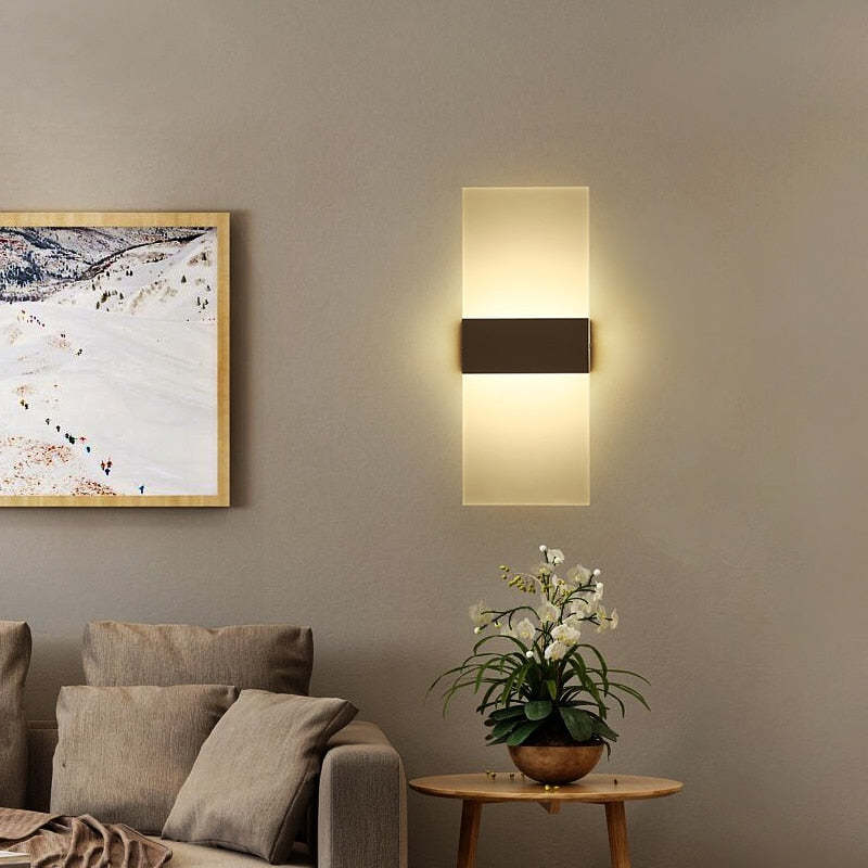 Arisha Rectangular Wall Lamp, 3 Colour - Neutral Decor