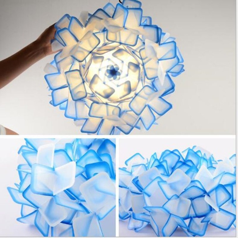 Arisha Modern Multicolour Decorative Flower Acrylic Pendant Light - Neutral Decor