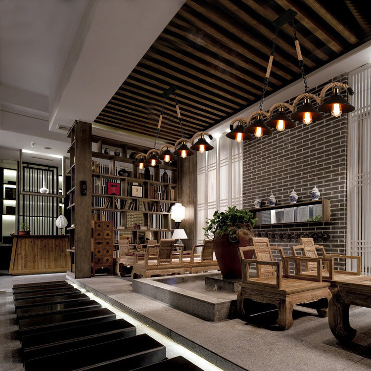 Epoch Vintage LED Black Pendant Light Metal Dining Room/Cafe - Neutral Decor