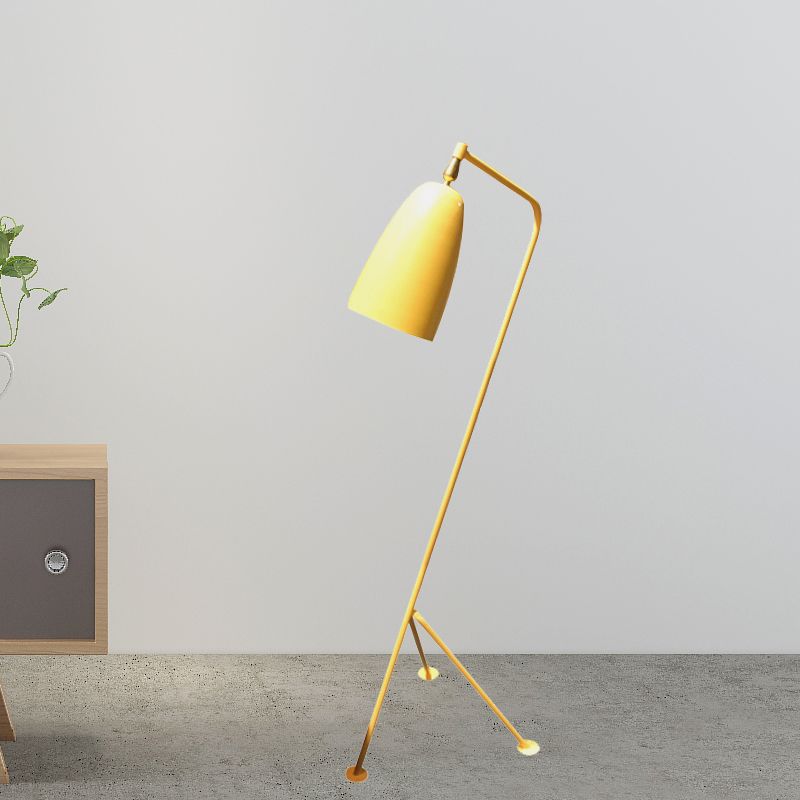 Morandi Modern Metal Cup Black Floor Lamp, Multi Colors - Neutral Decor