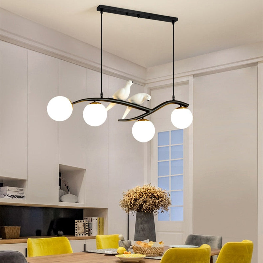 Arisha Mondern Bird Pendant Light, 2 Colour - Neutral Decor