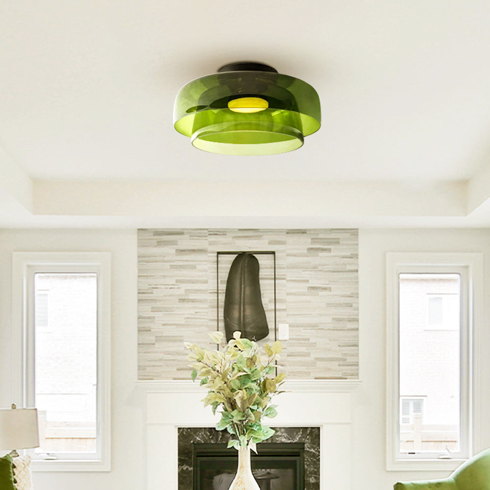 Aria Modern Simple Creative Glass Flush Mount Ceiling Light - Neutral Decor
