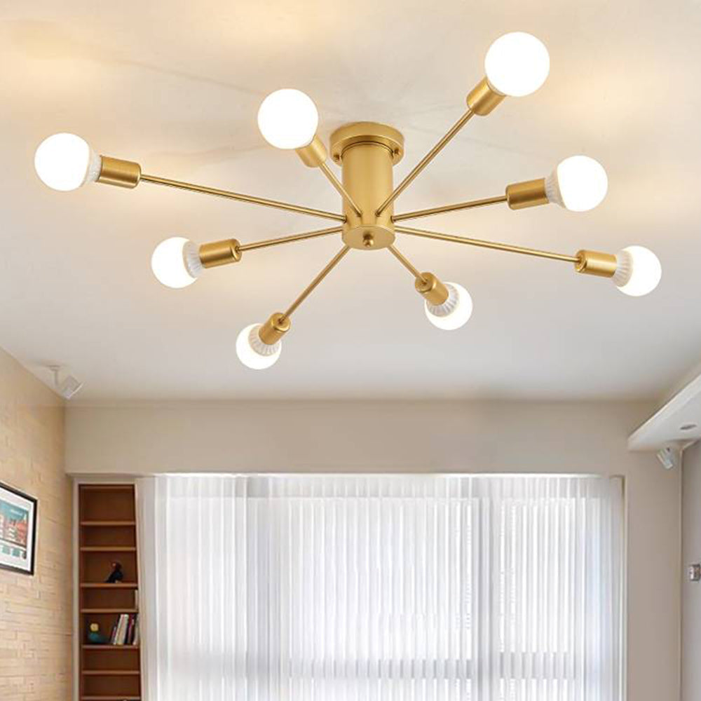 Silva Modern Simple Flush Mount Ceiling Light, 6/8/10 Heads - Neutral Decor