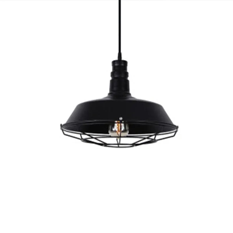 Epoch Rustic Black Industrial Pendant Light Shade, Outdoor/Indoor - Neutral Decor