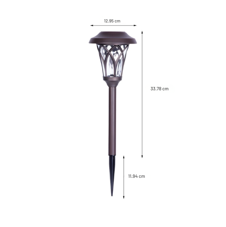 Laurel Stake Lawn Retro Modern Glass Outdoor Light