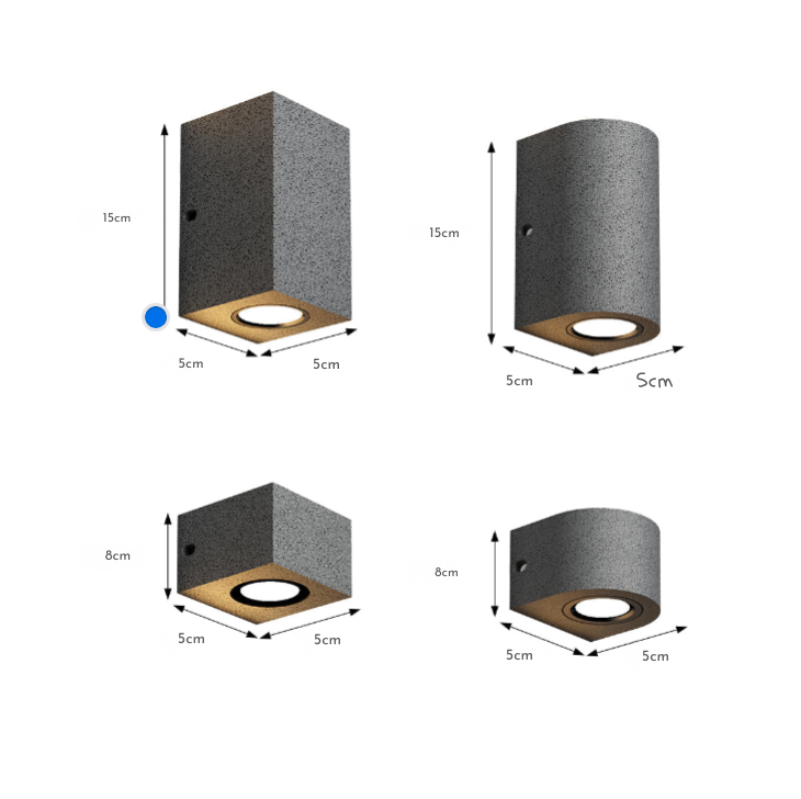 Steadfast LED Waterproof Outdoor Wall Lights