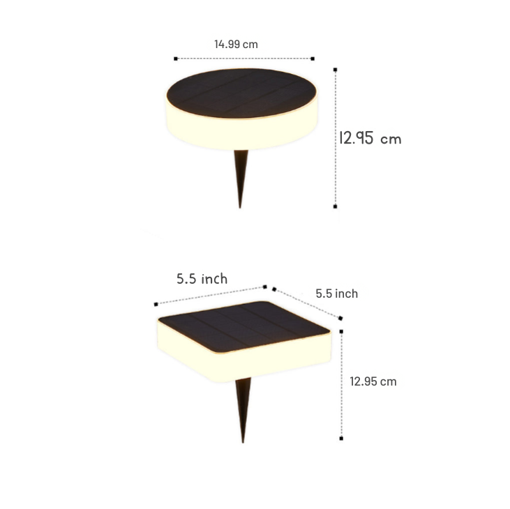 Imogene Seamless Disk Elegant LED PC Outdoor Light