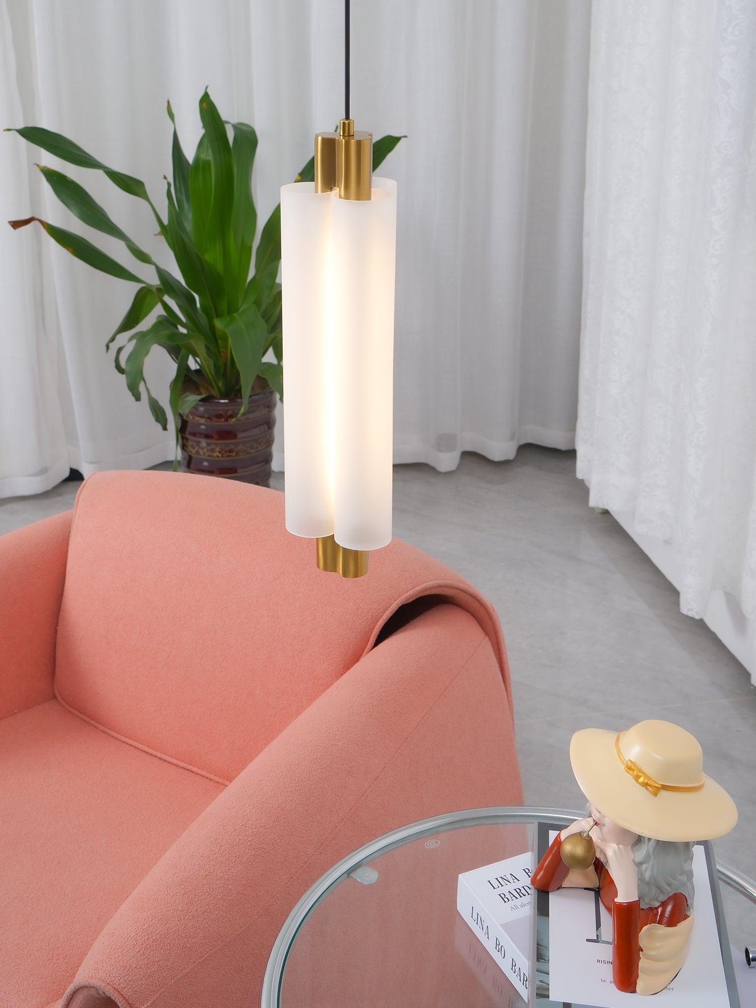 Boriel Acrylic Industrial Pendant Light-Neutral Decor