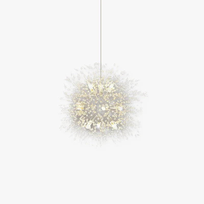 Arisha Elegant Dandelion Minimalist Luxury Pendant Light, Gold/Chorme - Neutral Decor