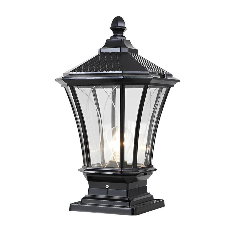 Ulric Vintage LED Retro Solar Outdoor Fence Post Lights