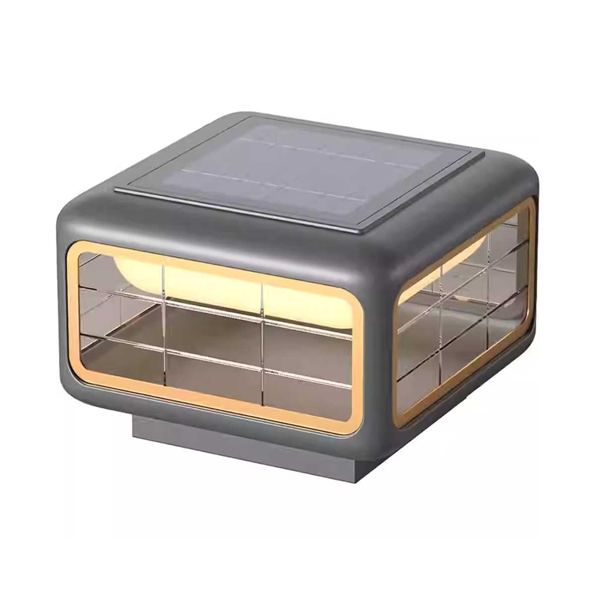 Sirena Modern Minimalist Steel Outdoor Pillar Light
