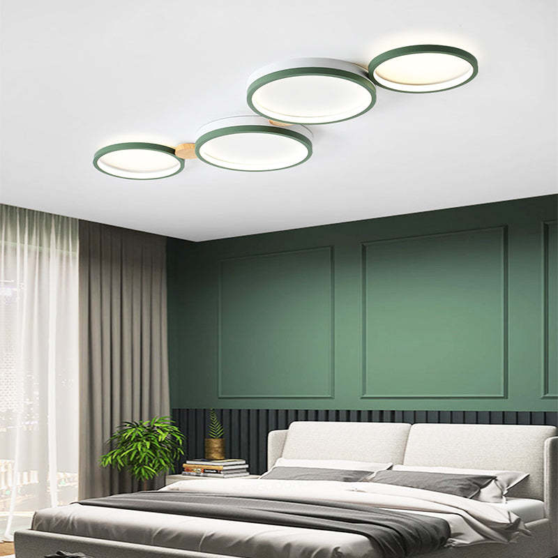 Arisha Round Flush Mount Ceiling Light 3 Colour 3/4/5/6/7 Heads - Neutral Decor