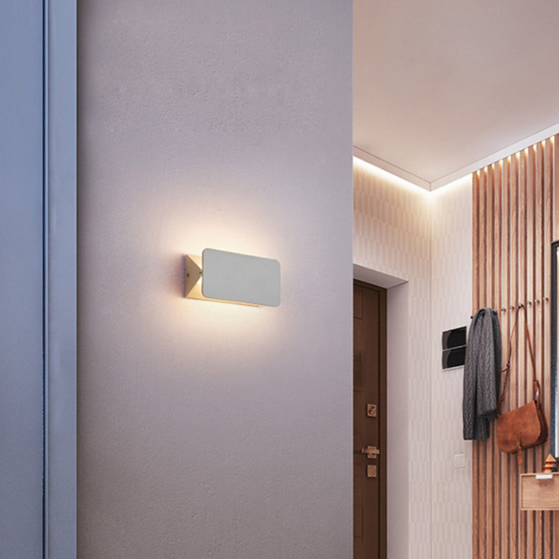 Arisha LED Metal Indoor Wall Lamp Rotatable, White - Neutral Decor