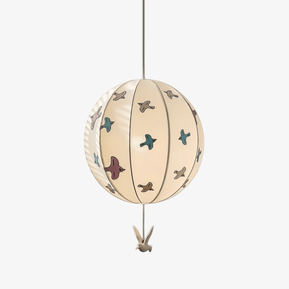 Alvind Balloon Pendant Light-Neutral Decor