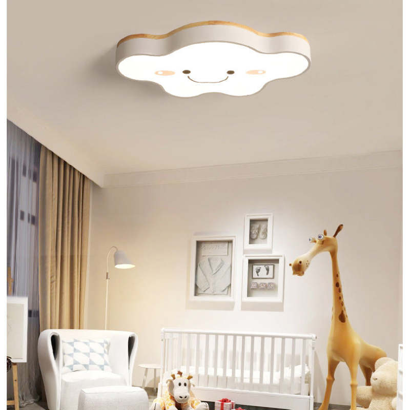 Arisha Creative Art Cloud LED Ceiling Light for Kids Room - Neutral Decor