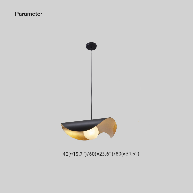 Arisha Modern Nordic Minimalist Metal/Marble Pendant Light, Black - Neutral Decor