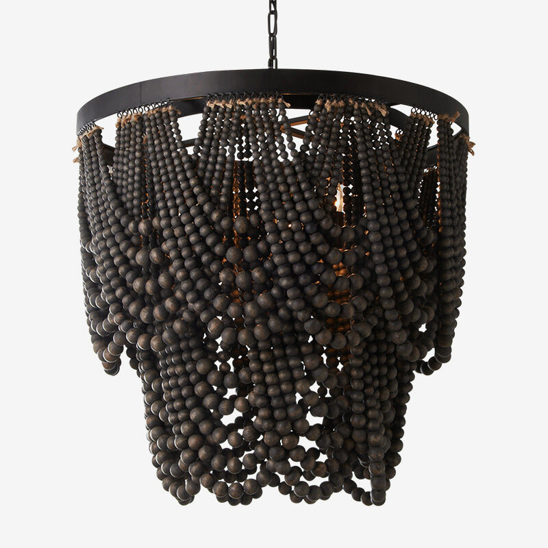 Muto Boho LED Pendant Light /Chandeliers Wood/Metal - Neutral Decor