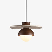 Vera Travertine Pendant Light-Neutral Decor