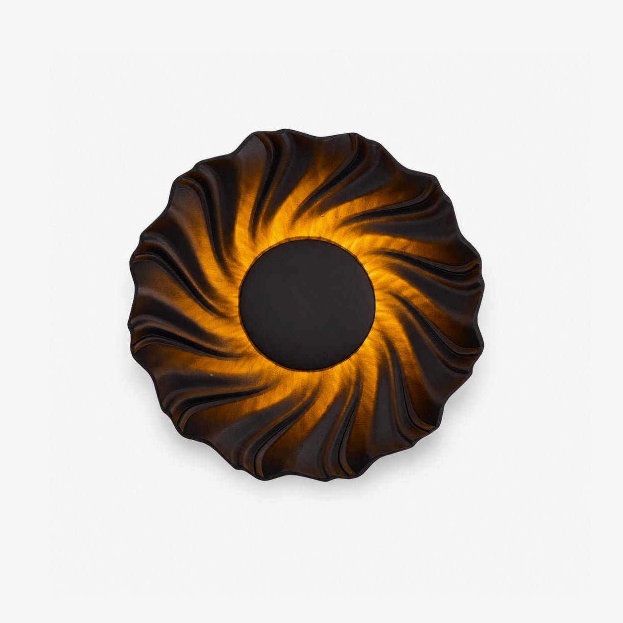 Solar Spiral Wall Sconce-Neutral Decor