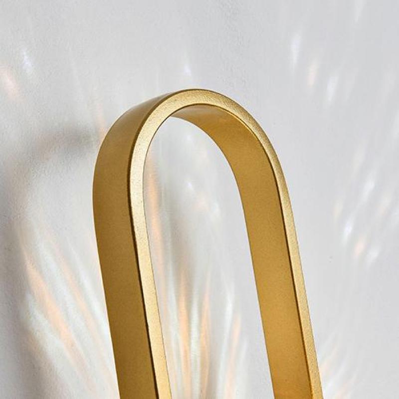 Valentina Modern Globe Bedside Wall Lamp Mount for Bedroom & Reading Room, Gold/Black - Neutral Decor